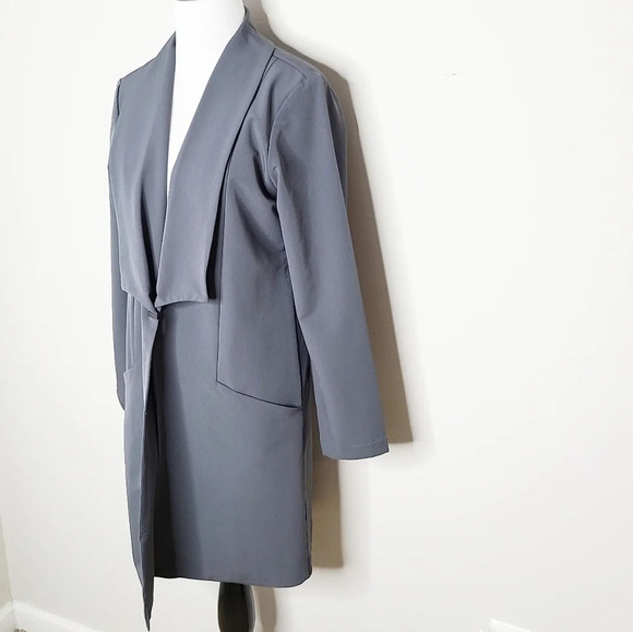 Betabrand Gray Travel Dress Suit Jacket S - Picture 4 of 9